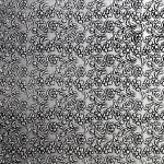 Panel LL FLORAL Black Silver matt samoprzylepny
